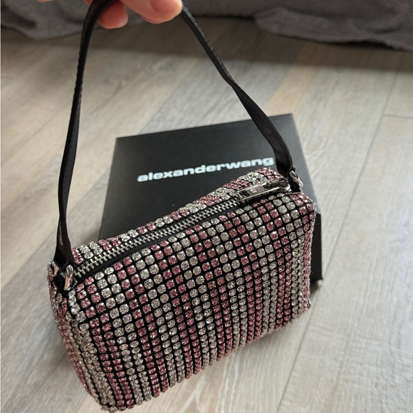 Alexander WangHeiress crystal-embellished mini bag